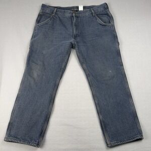 Key Men's Insulated Fleece Lined Carpenter Work Jeans Size 40x30 (Fit 40x28)